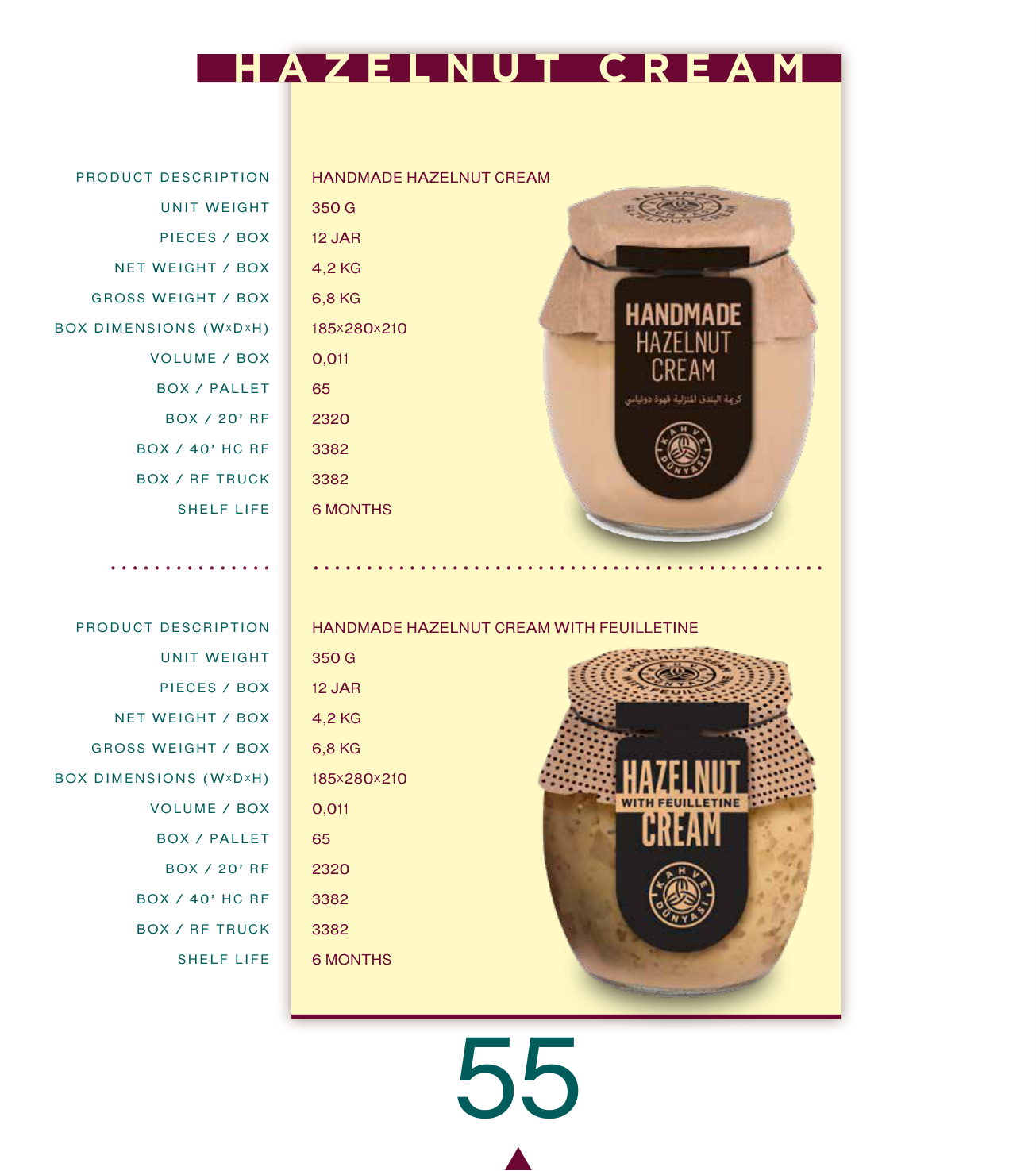 Handmade Hazelnut Cream with Feuilletine 350 G